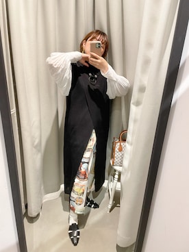 「Cepica（セピカ）のアイテム（その他）」を使った、Fumioさん（レディース・157cm）の春コーディネート