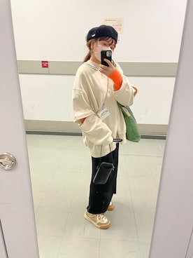「Cepica（セピカ）のアイテム（その他）」を使った、Fumioさん（レディース・157cm）の秋コーディネート