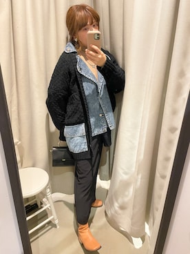 「Cepica（セピカ）のアイテム（ジャケット/アウター）」を使った、Fumioさん（レディース・157cm）の秋コーディネート