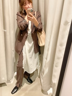「Cepica（セピカ）のアイテム（ジャケット/アウター）」を使った、Fumioさん（レディース・157cm）の秋コーディネート