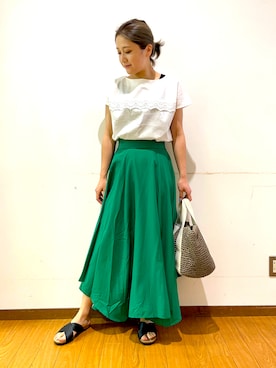 Mizukiさん（レディース・163cm）の夏コーディネート