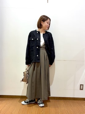 Mizukiさん（レディース・163cm）の春コーディネート