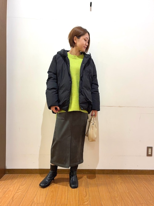 セール】GREENDOWNコクーンフードジャケット（ダウンジャケット/コート