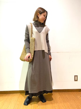 Mizukiさん（レディース・163cm）の春コーディネート