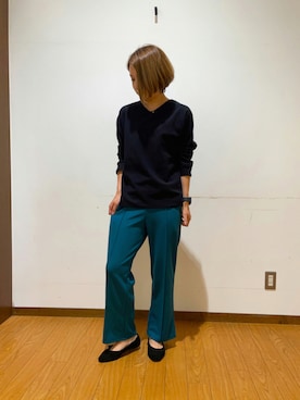 「H&M（エイチ・アンド・エム）のアイテム（その他シューズ）」を使った、Mizukiさん（レディース・163cm）の夏コーディネート