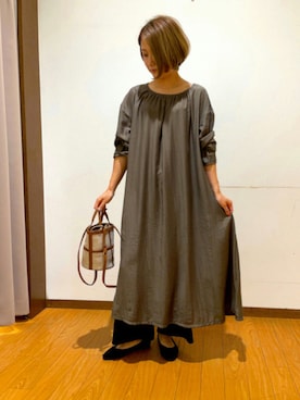 「H&M（エイチ・アンド・エム）のアイテム（その他シューズ）」を使った、Mizukiさん（レディース・163cm）の夏コーディネート