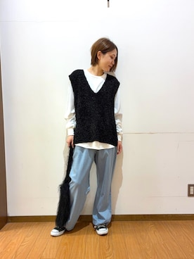 Mizukiさん（レディース・163cm）の冬コーディネート