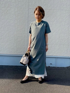 「MARC JACOBS（マークジェイコブス）のアイテム」を使った、Mizukiさん（レディース・163cm）の春コーディネート