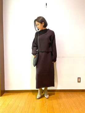 Mizukiさん（レディース・163cm）の冬コーディネート