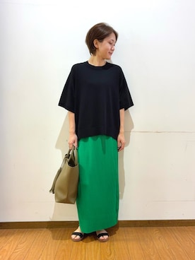 「アイテム（スカート）」を使った、Mizukiさん（レディース・163cm・30代）の夏コーディネート