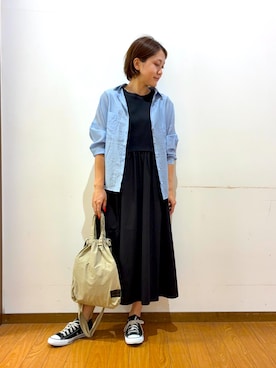 「アイテム（バッグ）」を使った、Mizukiさん（レディース・163cm・30代）の夏コーディネート