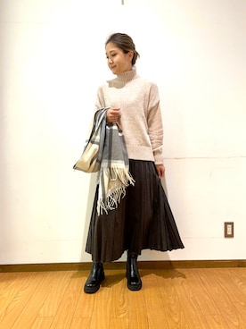 Mizukiさん(レディース・163cm)の冬コーディネート