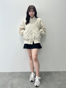 「earth music&ecology（アースミュージックアンドエコロジー）のアイテム（ジャケット/アウター）」を使った、jiyeonさん（レディース・170cm）の秋コーディネート