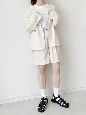 あべさん（レディース・156cm）の春コーディネート