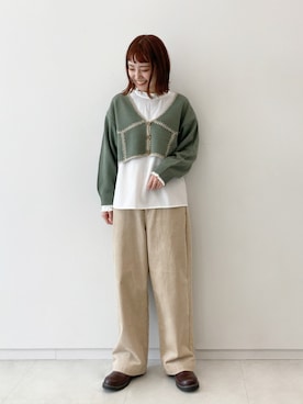 あべさん（レディース・156cm）の秋コーディネート