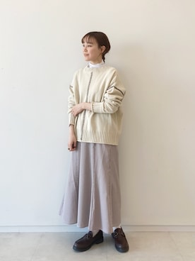 あべさん（レディース・156cm）の冬コーディネート