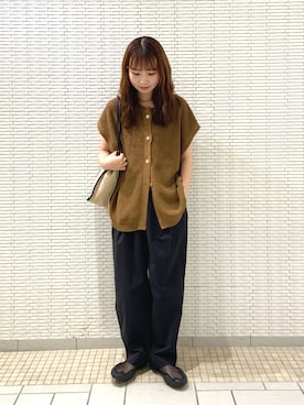 「URBAN RESEARCH DOORS(アーバンリサーチドアーズ)のアイテム(ネックレス)」を使った、mikaさん(レディース・154cm)の秋コーディネート