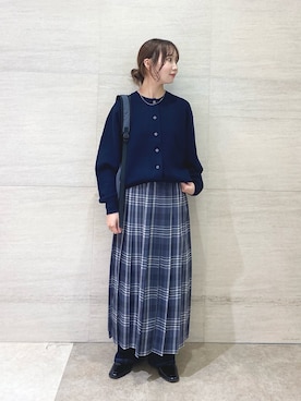 「アイテム（その他雑貨）」を使った、mikaさん（レディース・154cm）の秋コーディネート
