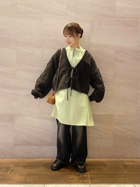 mikaさん(レディース・154cm)の冬コーディネート