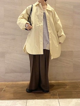 3WAYパテッドミドルジャケットを使った人気ファッションコーディネート