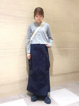 「Snow Peak（スノーピーク）のアイテム」を使った、mikaさん（レディース・154cm）の春コーディネート