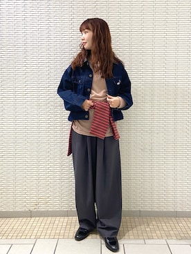 mikaさん（レディース・154cm）の秋コーディネート
