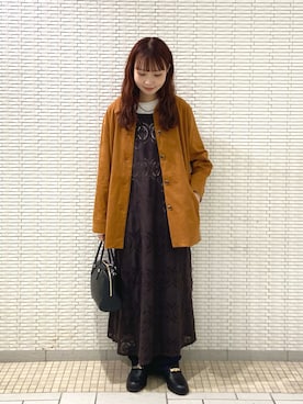 mikaさん（レディース・154cm）の秋コーディネート