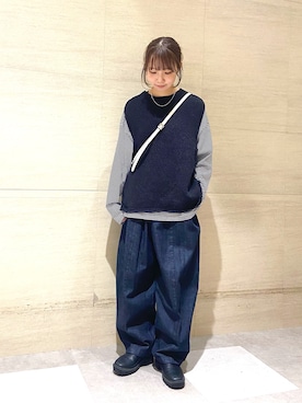 mikaさん（レディース・154cm）の冬コーディネート