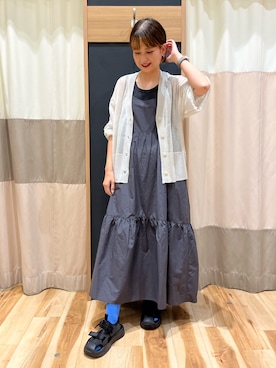 「sm2rhythm（サマンサモスモスリズム）のアイテム（トップス）」を使った、rei..naさん（レディース・164cm）の夏コーディネート