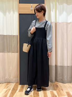「SM2（エスエムツー）のアイテム（オールインワン・サロペット）」を使った、rei..naさん（レディース・164cm）の春コーディネート