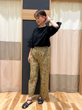 「sm2rhythm（サマンサモスモスリズム）のアイテム（トップス）」を使った、rei..naさん（レディース・164cm）の夏コーディネート