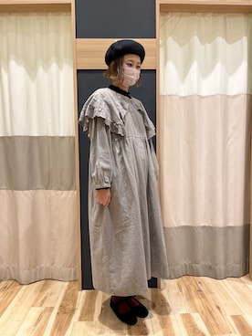 「SM2（エスエムツー）のアイテム（帽子）」を使った、rei..naさん（レディース・163cm）の秋コーディネート