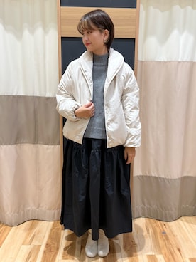 「sm2rhythm（サマンサモスモスリズム）のアイテム（その他アウター）」を使った、rei..naさん（レディース・164cm）の秋コーディネート