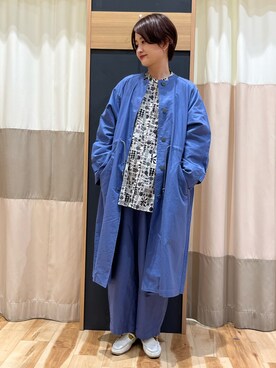 「sm2rhythm（サマンサモスモスリズム）のアイテム（ジャケット/アウター）」を使った、rei..naさん（レディース・164cm）の春コーディネート