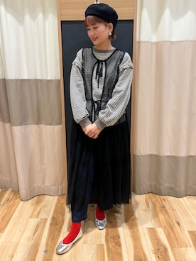 「SM2（エスエムツー）のアイテム（ワンピース/ドレス）」を使った、rei..naさん（レディース・164cm）の冬コーディネート