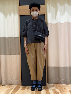 「ごきげんウィーク」｜「アイテム（帽子）」を使った、rei..naさん（レディース・164cm）の春コーディネート