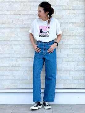 「Levi's」｜えりー👻さん（レディース・173cm）の夏コーディネート