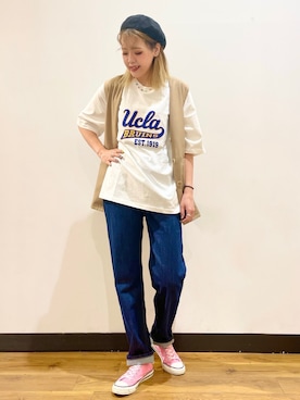 「Levi's」｜えりー👻さん（レディース・173cm）の春コーディネート