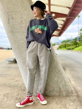 えりー👻さん（レディース・173cm）の秋コーディネート