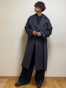 LIDNM（リドム）の「CLASSICAL WIDE TRENCH（トレンチコート）」 - WEAR