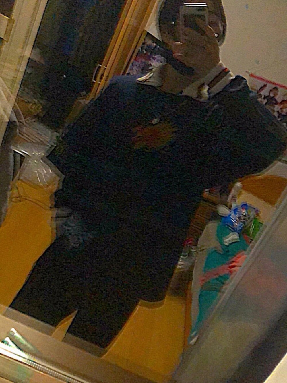 「カジュアル、古着、古着MIX、古着コーデ、古着好きな人と繋がりたい、古着男子、古着ミックス、Tシャツ、トラックジャケット」｜「no brandのアイテム（Tシャツ/カットソー、ブルー系）」を使った、iceman114514さん（メンズ・170cm）の春コーディネートの1枚目の写真