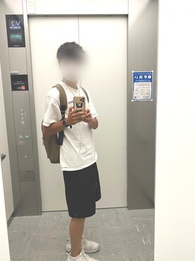 「大学生コーデ」｜「アイテム（腕時計）」を使った、kuro112580さん（メンズ・166cm）の夏コーディネート