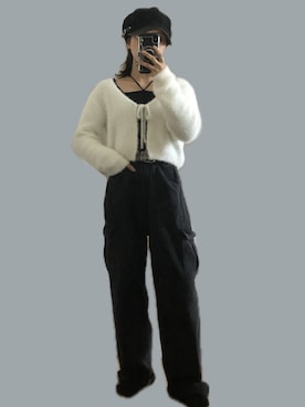 「Honeys（ハニーズ）のアイテム（キャミソール）」を使った、⸜🌻⸝‍*ゆ.⸜🌷︎⸝‍さん（レディース・150cm）の冬コーディネート