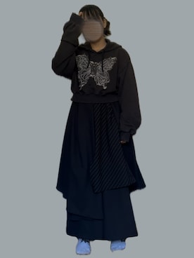 「SPINNS(スピンズ)のアイテム」を使った、⸜🌻⸝*ゆ.⸜🌷︎⸝さん(骨格ウェーブ・レディース・150cm)の秋コーディネート