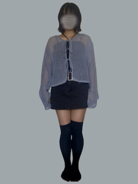 「アイテム（レッグウェア）」を使った、⸜🌻⸝‍*ゆ.⸜🌷︎⸝‍さん（レディース・150cm・20代）の夏コーディネート