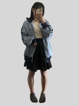 「アイテム（スウェット）」を使った、⸜🌻⸝‍*ゆ.⸜🌷︎⸝‍さん（レディース・150cm・10代）の夏コーディネート