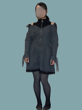 「アイテム（シャツワンピース）」を使った、⸜🌻⸝‍*ゆ.⸜🌷︎⸝‍さん（レディース・150cm）の秋コーディネート