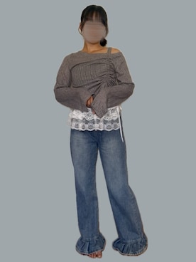 「SPINNS(スピンズ)のアイテム」を使った、⸜🌻⸝*ゆ.⸜🌷︎⸝さん(骨格ウェーブ・レディース・150cm)の夏コーディネート