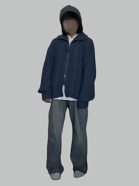 「アイテム（帽子）」を使った、⸜🌻⸝‍*ゆ.⸜🌷︎⸝‍さん（レディース・150cm）の冬コーディネート