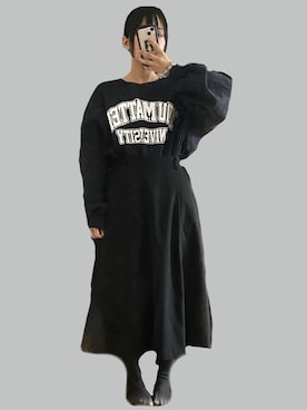 「アイテム（スウェット）」を使った、⸜🌻⸝‍*ゆ.⸜🌷︎⸝‍さん（レディース・150cm・10代）の秋コーディネート